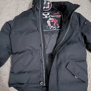 Moose Knuckles Black Puffer Jacket